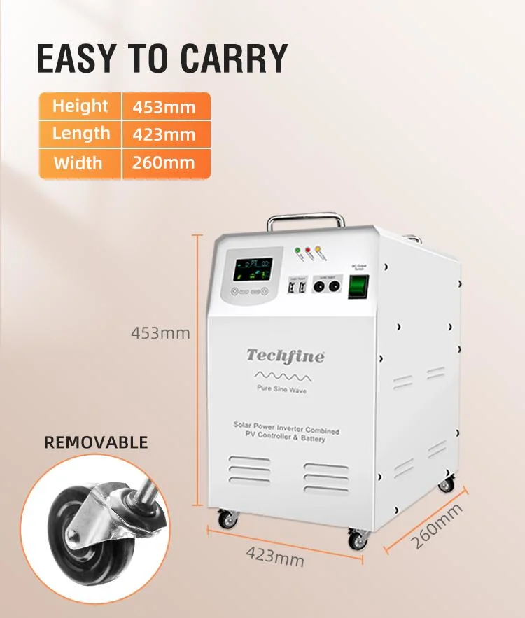 Home Emergency Techfine High Power Recharge 110/220V 500W 1000W 1500 Watt Power Station