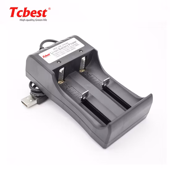 New USB Charger Li-ion Battery Power Suitable for 1-43.7V CE/RoHS Us Au EU Portable Slots for 26650/18650/10440/14500/18350/18500